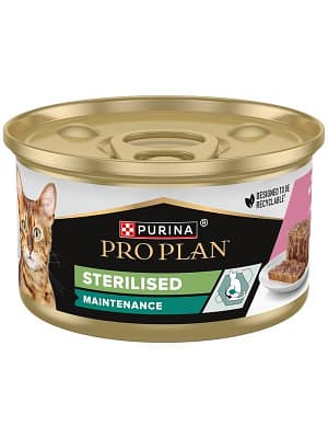 purina-pro-plan-steril-pasteet-tuunikala-lohe-85g 6 x 85 gr. Pro Plan pasteet steriliseeritud/kastreeritud kassidele lõhe ja tuunikalaga