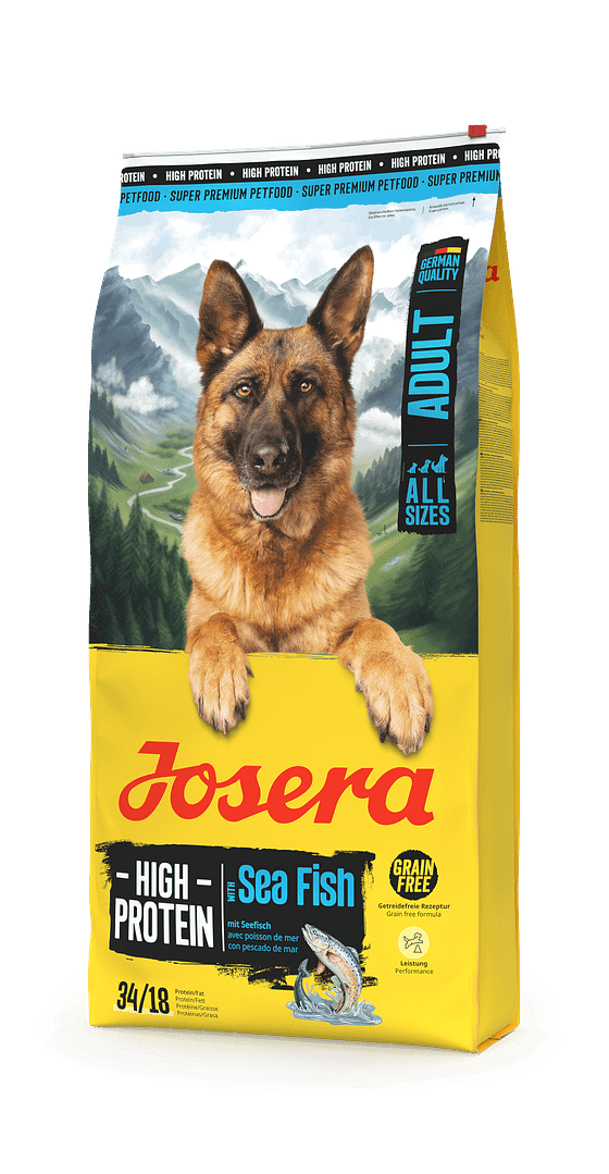 12,5 kg. Josera High Protein Sea Fish teraviljavaba täissööt aktiivsetele täiskasvanud koertele merekalaga