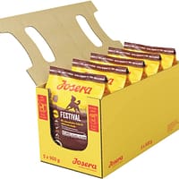 festival väike 4,5 kg. Josera Festival gluteenivaba täissööt täiskasvanud koertele lõhega, mille graanulid on kaetud kastmejahuga