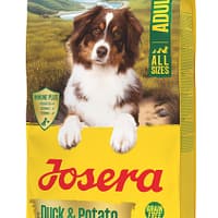 josera-duck-potato-12-5-kg 4,5 kg. Josera teraviljavaba täissööt pardiliha ning kartuliga täiskasvanud koertele