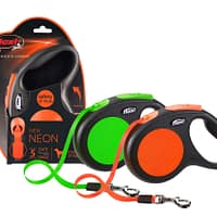 NewNeon_green_orange_ 5 m. S suuruses Flexi helendav neoonlintrihm