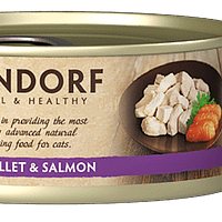 Grandorf cat chicken fillet & salmon 6 x 70 gr. Grandorf teraviljavaba konservtoit kassidele kanaliha ja lõhega