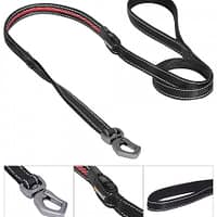 led-valgusega-tekstiilist-jalutusrihm-koerale-must3 LED-valgusega mustast tekstiilist jalutusrihm, 8 valgusrežiimi