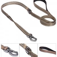 led-valgusega-tekstiilist-jalutusrihm-koerale-pruun3 LED-valgusega pruunist tekstiilist jalutusrihm, 8 valgusrežiimi