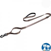 led-valgusega-tekstiilist-jalutusrihm-koerale-pruun5 LED-valgusega pruunist tekstiilist jalutusrihm, 8 valgusrežiimi