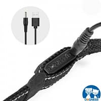 led-valgusega-tekstiilist-jalutusrihm-koerale-pruun8 LED-valgusega mustast tekstiilist jalutusrihm, 8 valgusrežiimi