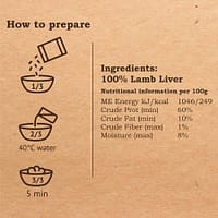 Lamb-Liver-Info-Picture_900x900 100 gr. Best Barf külmkuivatatud lamba maksast snäkid