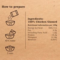 pugu2 100 gr. Best Barf külmkuivatatud kana pugu snäkid