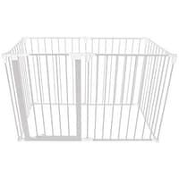 aedik vip2 Top Safe valge kutsikaaedik - turvapiire kõrgusega 75,4 cm.