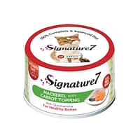 0013964339079.jpg 70 gr. Signature7 konservsööt igas vanuses kassidele kastmes makrell ja porgand