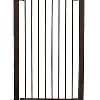 must Turvapiire/värav Top Safe kõrgus 76 cm., laius 79-86 cm. (must)