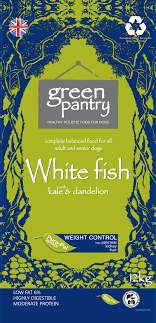 10 kg. Green Pantry keemiavaba täissööt igas suuruses ja vanuses koertele valge kalaga, rasva vaid 6%!
