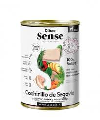 sensesiga 380 gr. Dibaq Sense teraviljavaba konservsööt täiskasvanud koertele Segovia sealihast