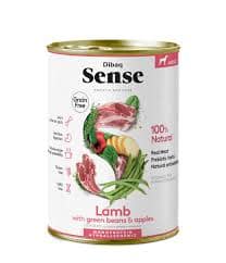 sense lamb 380 gr. Dibaq Sense teraviljavaba konservsööt täiskasvanud koertele lambalihaga