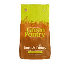 part1 10 kg. Green Pantry keemia-ning teraviljavaba täissööt pardi-ja kalkunilihaga igas vanuses koertele