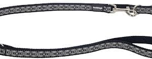 helendavate-kontidega-kollane-jalutusrihm-8.jpg Multifunktsionaalne  jalutusrihm " Snake Eyed Black " 25 mm. x 2 m.
