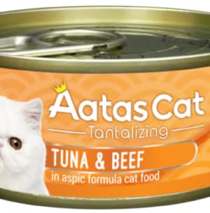 8885003130303.jpg 6 x 80 gr. Aatas Cat Tantalizing teraviljavaba konservsööt igas vanuses kassidele tuunikala ja veiselihaga