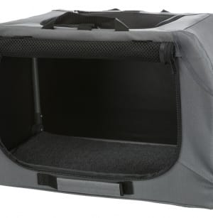 39731.jpg Halli värvi kergpuur Trixie Easy Mobile Kennel, suurus XS-S