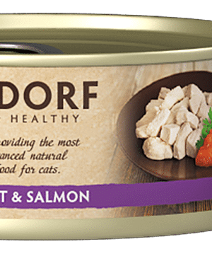 Grandorf cat chicken fillet & salmon 6 x 70 gr. Grandorf teraviljavaba konservtoit kassidele kanaliha ja lõhega