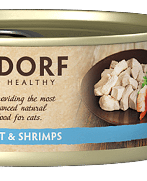 Grandorf cat chicken fillet & shrimps 6 x 70 gr. Grandorf teraviljavaba konservtoit kassidele kanaliha ja krevettidega