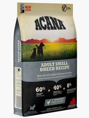 ACANA-ADULT-SMALL-BREED 2 kg. Acana teraviljavaba täissööt täiskasvanud väikest kasvu koertele