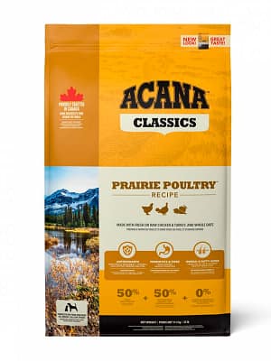 Acana-Prairie-Poultry 9,7 kg. Acana Dog PRAIRIE POULTRY täissööt igas vanuses koertele linnulihaga