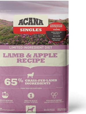 Acana lamb 2 kg. Acana Grass-Fed Lamb teraviljavaba täissööt igas vanuses koertele lambaliha ning õuntega