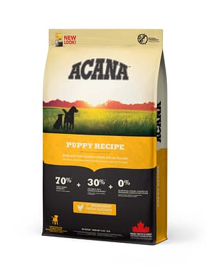 Acana puppy 11,4 kg. Acana teraviljavaba täissööt kutsikatele ja juuniorkoertele kodulinnulihaga