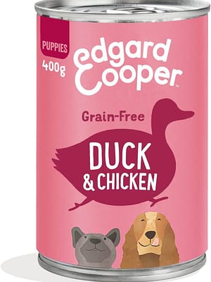 EG puppy 400 gr. Edgard Cooper teraviljavaba konserv kutsikatele kana-ja pardilihaga
