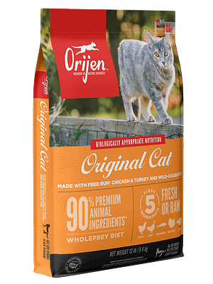 Orijen Cat and Kitten 5,4 kg. Orijen Cat ja Kitten teraviljavaba kassitoit igas vanuses kassidele