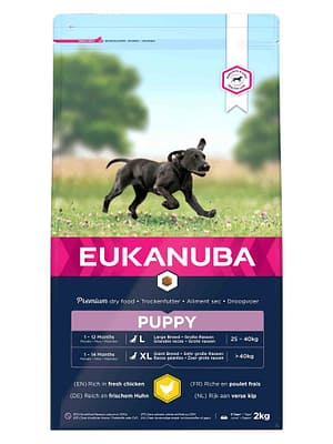 eukanuba LB puppy 15 kg. Eukanuba täissööt suurt  tõugu kutsikatele kodulinnulihaga