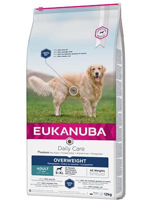 eukanuba_overweight 12 kg. Eukanuba dieettoit täiskasvanud koertele kodulinnulihaga