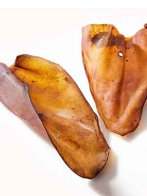 kõrv2 Kuivatatud veise  kōrvad 10 tk.