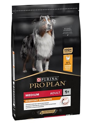 medium adult 14 14 kg. Pro Plan täissööt keskmist kasvu  täiskasvanud koertele kanalihaga