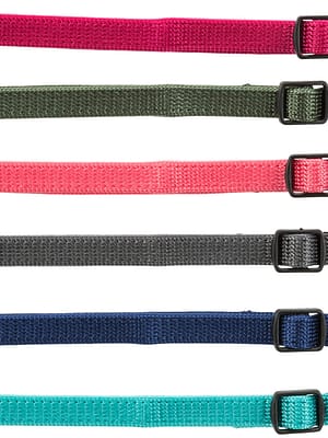 pastelsed Kaelarihmade komplekt 6-le kutsikale-pastelsed värvid 22-35 cm.