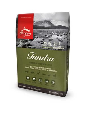 tundra cat 5,4 kg. 5,4 kg. Orijen Tundra teraviljavaba täissööt igas vanuses kassidele metsloomalihaga