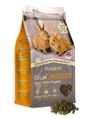 Burgess excel indoor rabbit 1,5 kg. Burgess Excel tubaste küülikute sööt