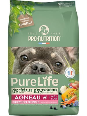 pro-nutrition-pure-life-adult-sensitive-lamb-11kg 11 kg. Pure Life teraviljavaba täissööt koertele lambaliha ja valge kalaga