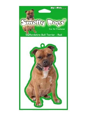 staffy Õhuvärskendaja - Staffordshire bullterjer ( punane )