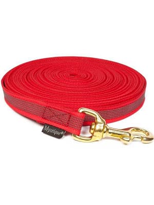 punane 10 m x 20 mm.  kummeeritud treeningrihm-punane