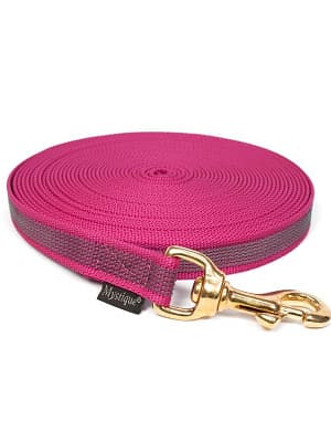 roosa 10 m x 20 mm.  kummeeritud treeningrihm-roosa