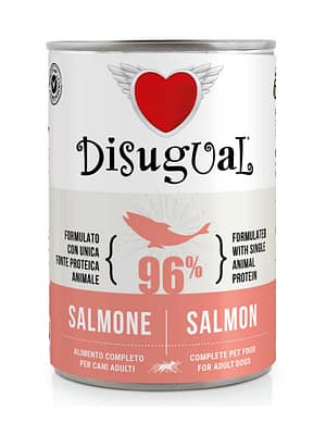 disugual-lõhega-400-gr 400 gr. Disugual teraviljavaba konserv täiskasvanud koertele lõhega