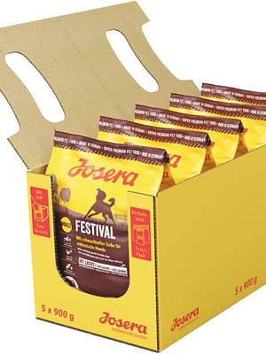 festival väike 4,5 kg. Josera Festival gluteenivaba täissööt lõhega, mille graanulid on kaetud kastmejahuga