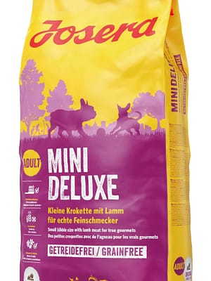 josera minideluxe 10 kg. Josera teraviljavaba täissööt MiniDeluxe väikest kasvu koertele lambaliha ja maguskartuliga
