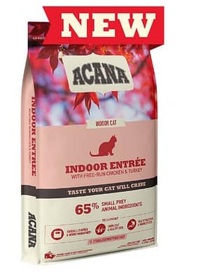 ACANA Cat Indoor Entrée 1,8 kg. ACANA  Indoor Entrée täissööt täiskasvanud tubastele kassidele kodulinnulihaga