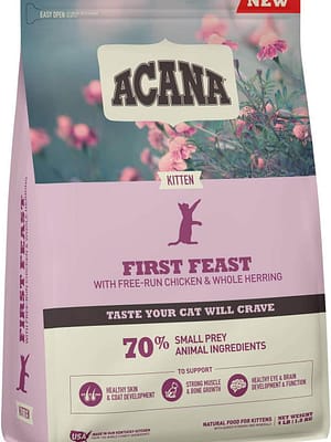 ACANA Cat Kitten First Feast 1,8kg 1,8 kg. Acana Kitten täissööt kassipoegadele kanalihaga