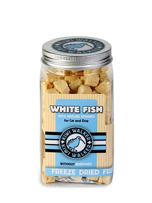 valge kala Külmkuivatatud kalakuubikud valgest kalast 60 gr.