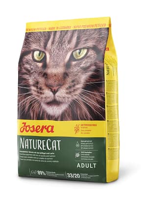 josera naturecat 10 kg. Josera NatureCat teraviljavaba täissööt kassidele linnuliha-ja lõhega