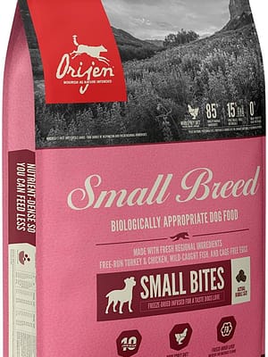 orijen small breed 1,8 kg. Orijen Adult Small Breed teraviljavaba täissööt väikest kasvu koertele linnulihaga