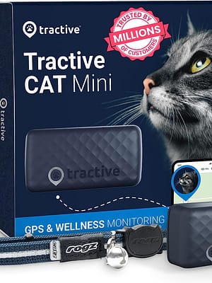 tractive cat mini Tractive GPS Cat Mini positsioneerimisseade kassidele koos kaelarihmaga (tumesinine)